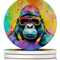 Hippie Animals Large Sandstone Coasters - Pets Perfect