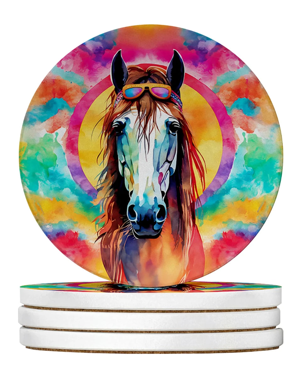 Hippie Animals Large Sandstone Coasters, 4/Koala 4000, view 40