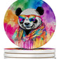Hippie Animals Large Sandstone Coasters - Pets Perfect