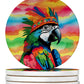 Hippie Animals Large Sandstone Coasters - Pets Perfect