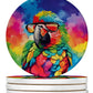 Hippie Animals Large Sandstone Coasters - Pets Perfect