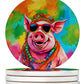 Hippie Animals Large Sandstone Coasters - Pets Perfect