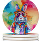 Hippie Animals Large Sandstone Coasters - Pets Perfect