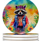 Hippie Animals Large Sandstone Coasters - Pets Perfect