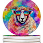 Hippie Animals Large Sandstone Coasters - Pets Perfect