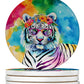 Hippie Animals Large Sandstone Coasters - Pets Perfect