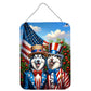 American Dog Breeds Wall Art - Patriotic 16x12 Hanging Print for Dog Lovers - Pets Perfect