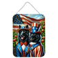 American Dog Breeds Wall Art - Patriotic 16x12 Hanging Print for Dog Lovers - Pets Perfect