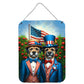 American Dog Breeds Wall Art - Patriotic 16x12 Hanging Print for Dog Lovers - Pets Perfect