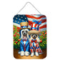 American Dog Breeds Wall Art - Patriotic 16x12 Hanging Print for Dog Lovers - Pets Perfect