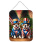 American Dog Breeds Wall Art - Patriotic 16x12 Hanging Print for Dog Lovers - Pets Perfect