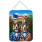 American Dog Breeds Wall Art - Patriotic 16x12 Hanging Print for Dog Lovers - Pets Perfect
