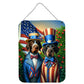 American Dog Breeds Wall Art - Patriotic 16x12 Hanging Print for Dog Lovers - Pets Perfect