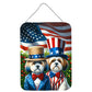 American Dog Breeds Wall Art - Patriotic 16x12 Hanging Print for Dog Lovers - Pets Perfect