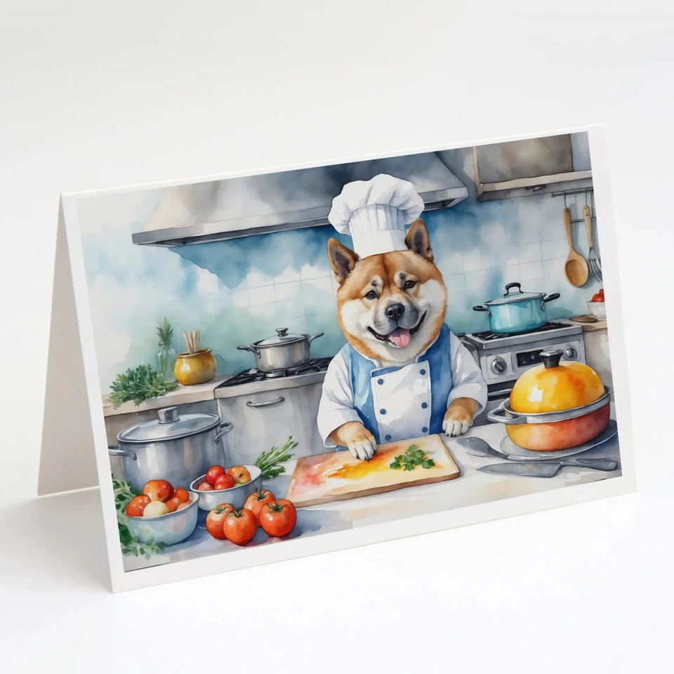The Dog Chef Greeting Cards - 5 x 7, 8 ct, Alaskan klee kai 6183, view 5