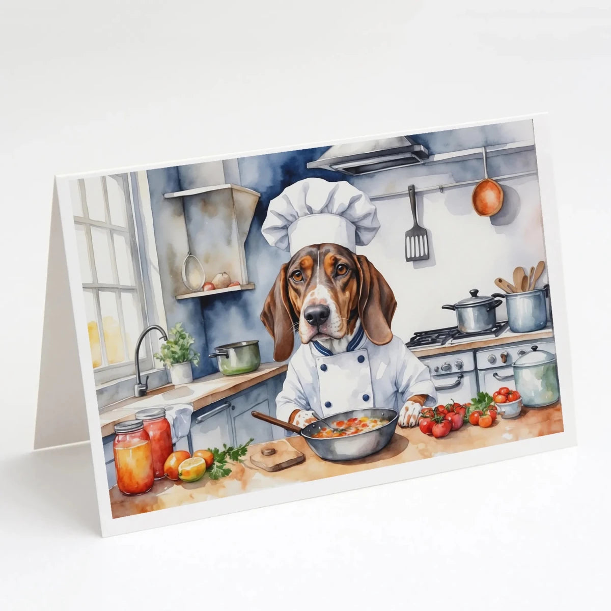 The Dog Chef Greeting Cards - Size: 5X7 | Pack Of: 8 | Collection name: The dog chef - Pets Perfect