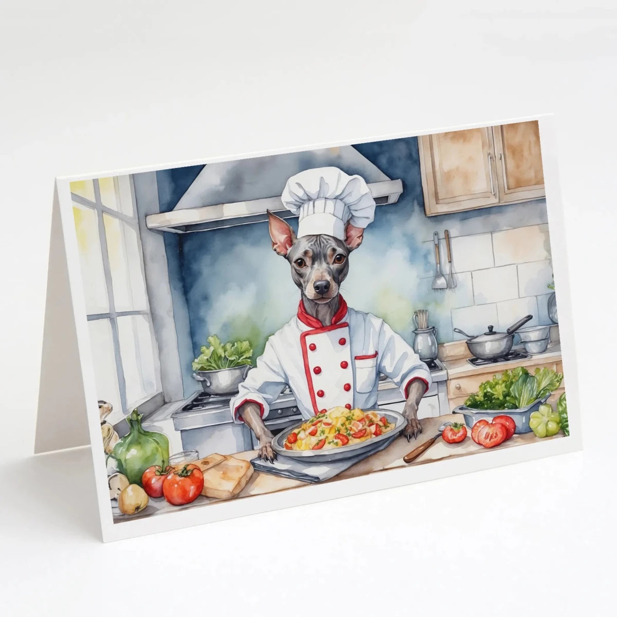 The Dog Chef Greeting Cards - Size: 5X7 | Pack Of: 8 | Collection name: The dog chef - Pets Perfect