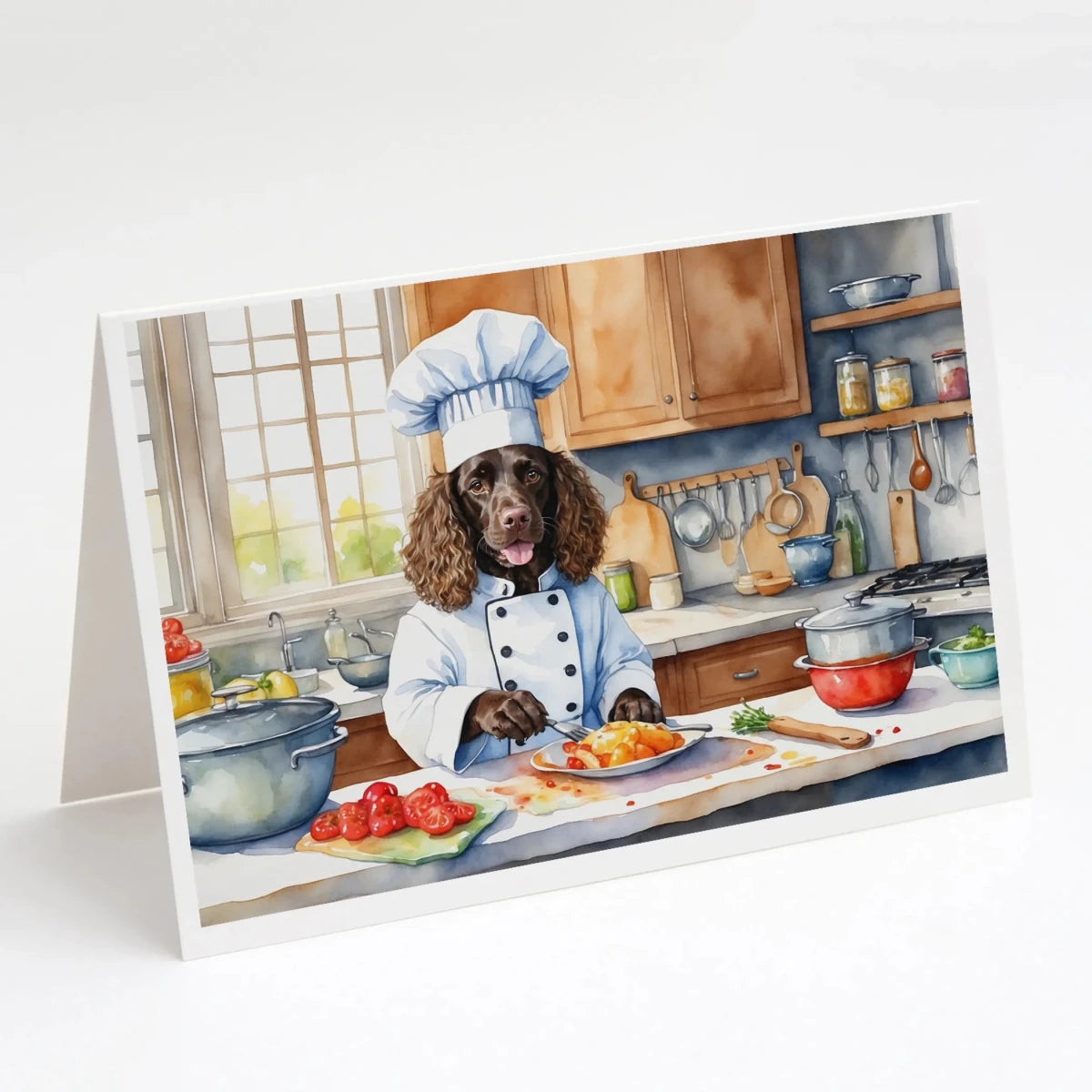 The Dog Chef Greeting Cards - Size: 5X7 | Pack Of: 8 | Collection name: The dog chef - Pets Perfect