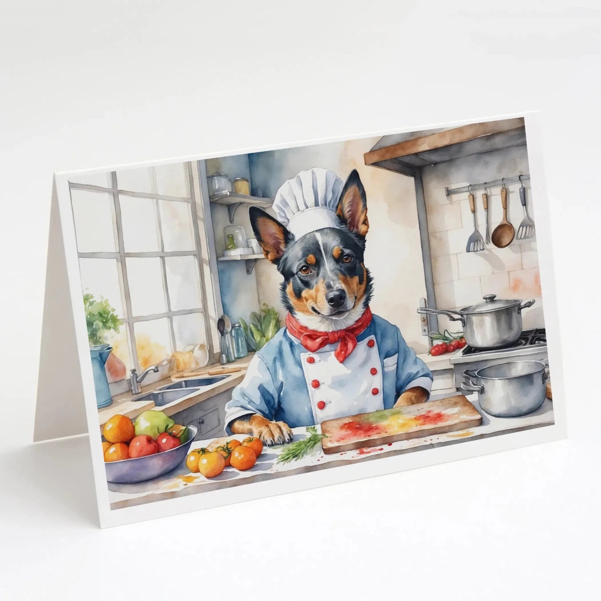 The Dog Chef Greeting Cards - Size: 5X7 | Pack Of: 8 | Collection name: The dog chef - Pets Perfect