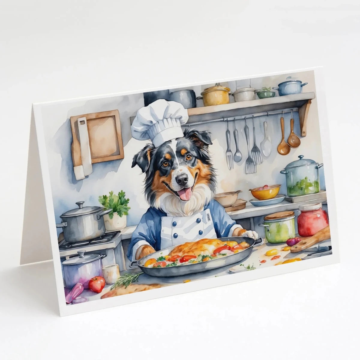 The Dog Chef Greeting Cards - Size: 5X7 | Pack Of: 8 | Collection name: The dog chef - Pets Perfect