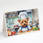 The Dog Chef Greeting Cards - Size: 5X7 | Pack Of: 8 | Collection name: The dog chef - Pets Perfect