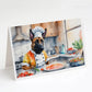The Dog Chef Greeting Cards - Size: 5X7 | Pack Of: 8 | Collection name: The dog chef - Pets Perfect