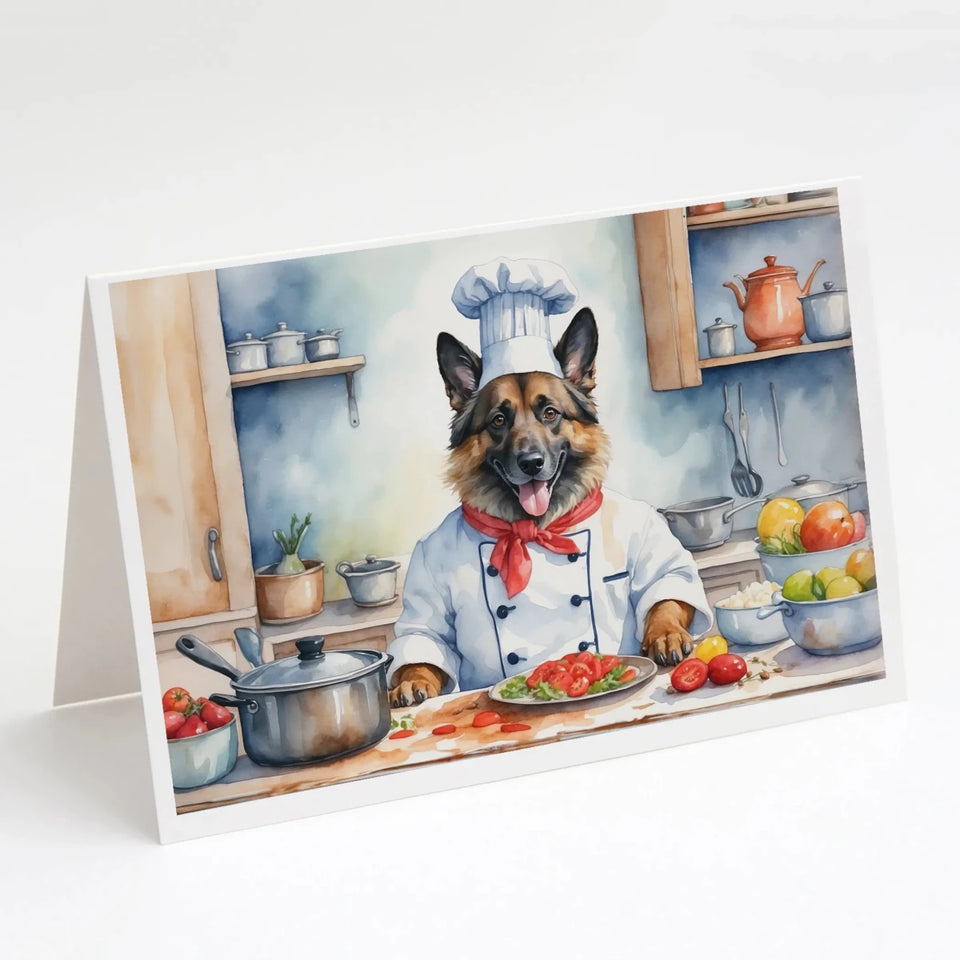 The Dog Chef Greeting Cards - 5 x 7, 8 ct, Bergamasco sheepdog 6203, view 25