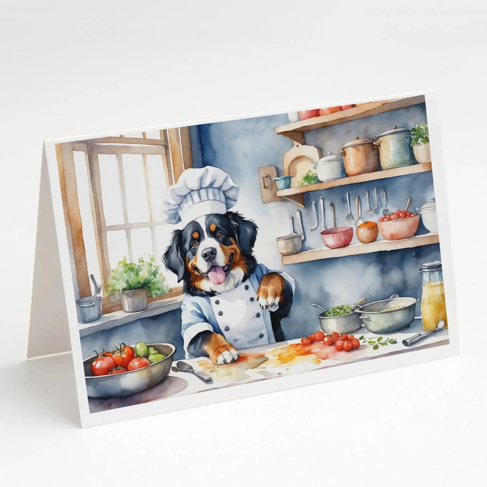 The Dog Chef Greeting Cards - 5 x 7, 8 ct, Bernese mountain dog 6207, view 29