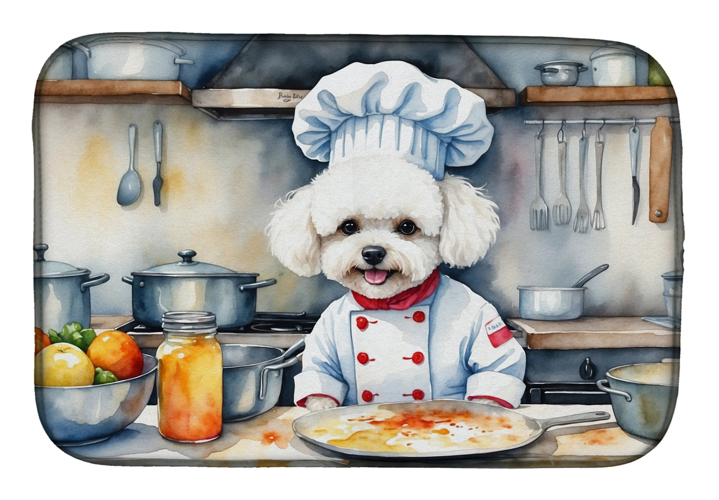 The Dog Chef Dish Drying Mat - Size: 14  X 21" | Pack Of: 1 | Collection name: The dog chef