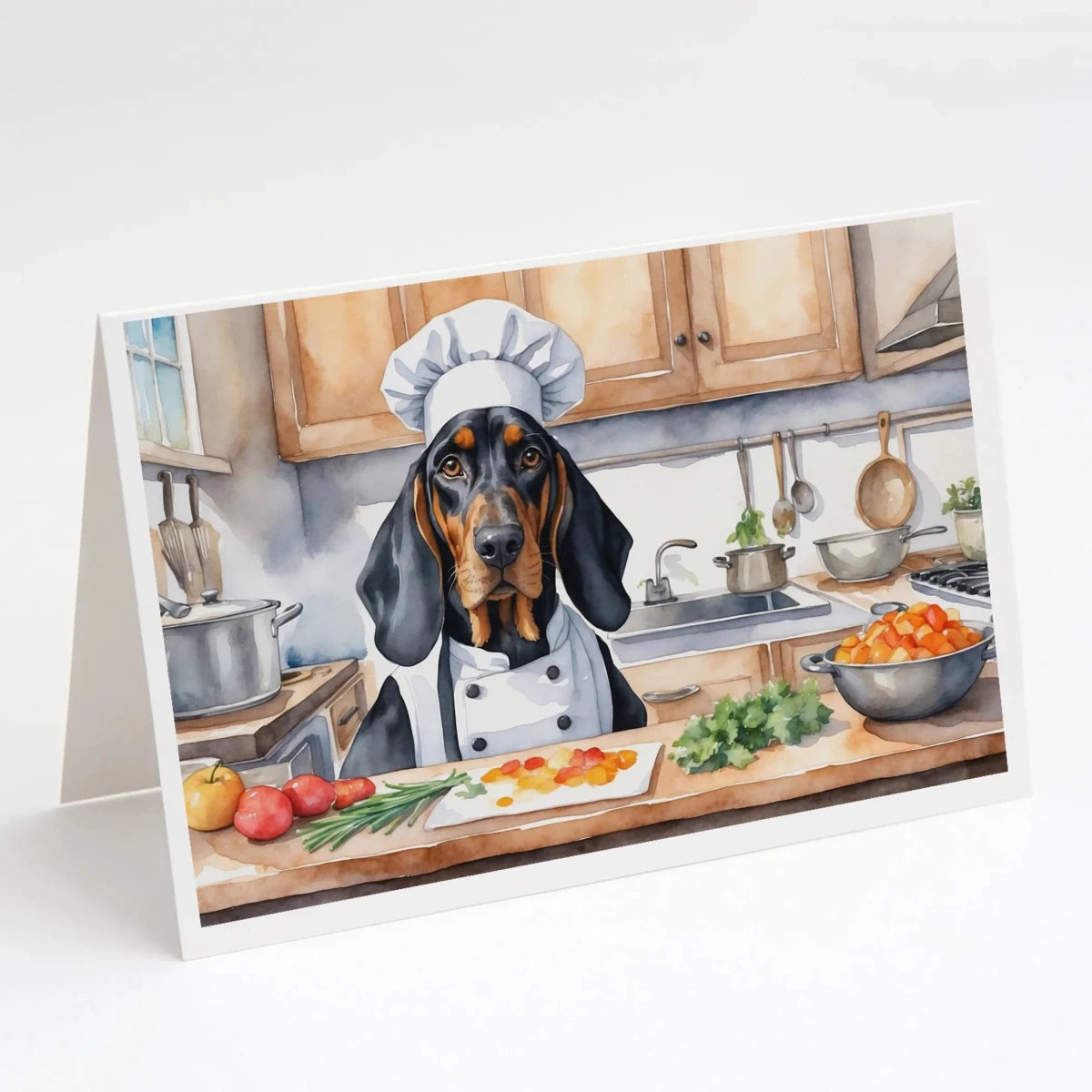 The Dog Chef Greeting Cards - Size: 5X7 | Pack Of: 8 | Collection name: The dog chef - Pets Perfect