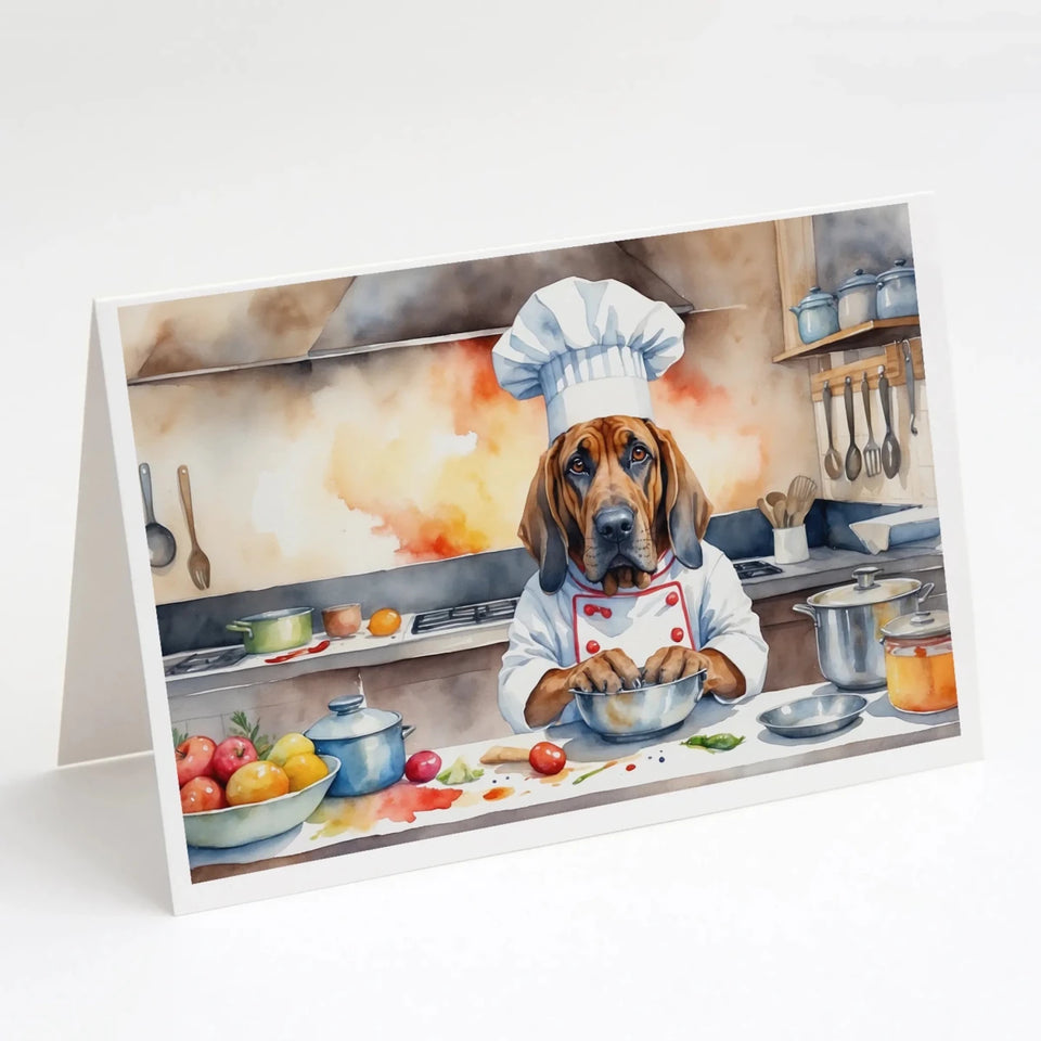 The Dog Chef Greeting Cards - 5 x 7, 8 ct, Bluetick coonhound 6211, view 33
