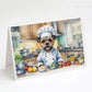 The Dog Chef Greeting Cards - Size: 5X7 | Pack Of: 8 | Collection name: The dog chef - Pets Perfect
