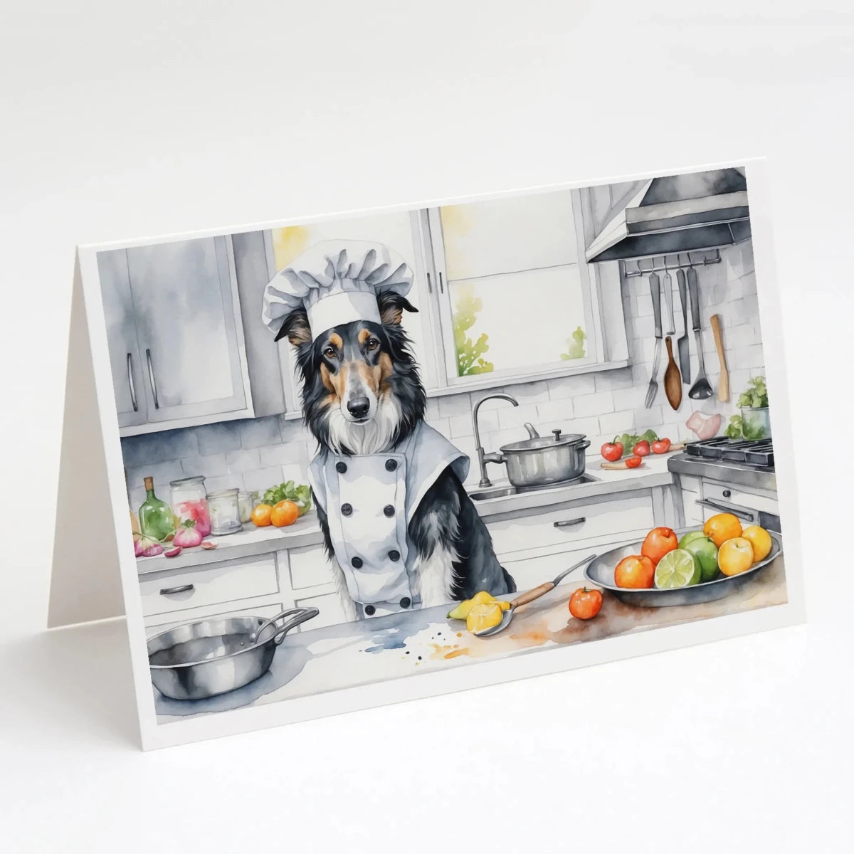 The Dog Chef Greeting Cards - Size: 5X7 | Pack Of: 8 | Collection name: The dog chef - Pets Perfect
