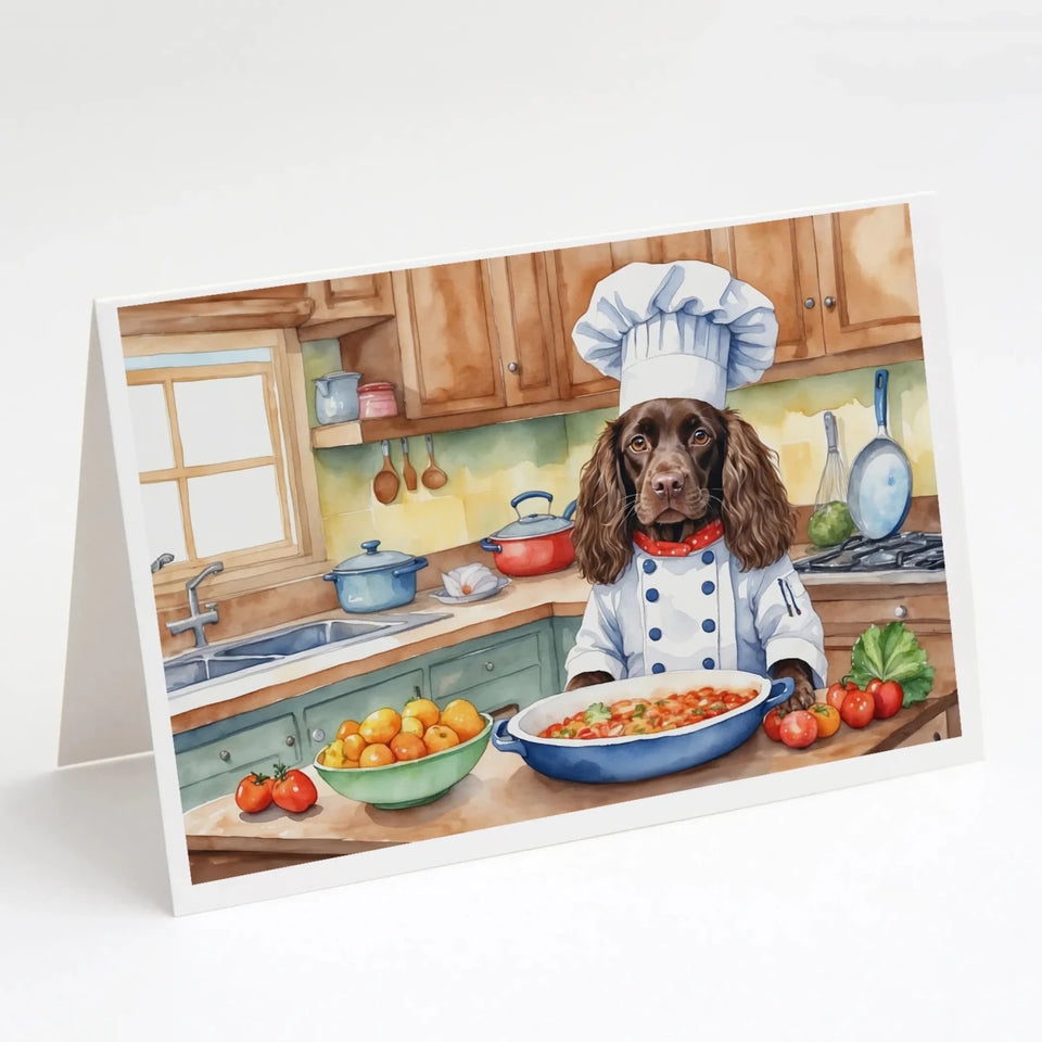 The Dog Chef Greeting Cards - 5 x 7, 8 ct, Brittany spaniel 6221, view 43