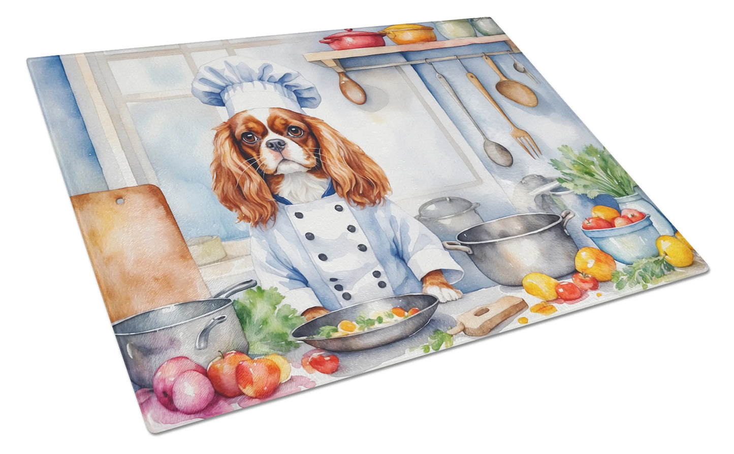 The Dog Chef Glass Cutting Board - Size: LARGE | Pack Of: 1 | Collection name: The dog chef