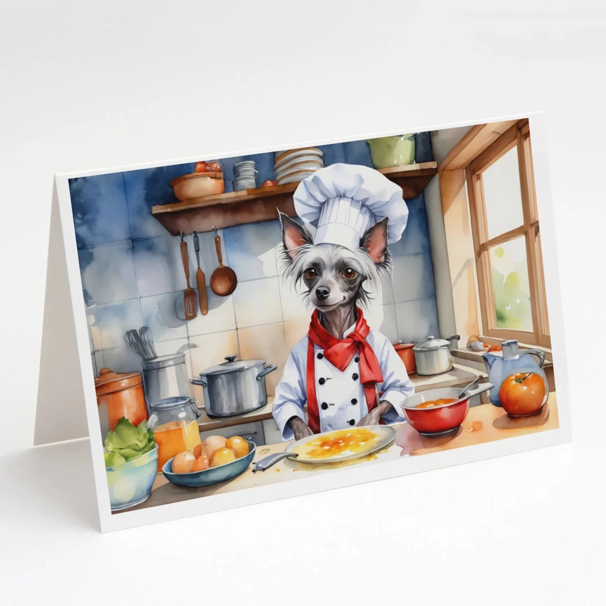 The Dog Chef Greeting Cards - Size: 5X7 | Pack Of: 8 | Collection name: The dog chef - Pets Perfect