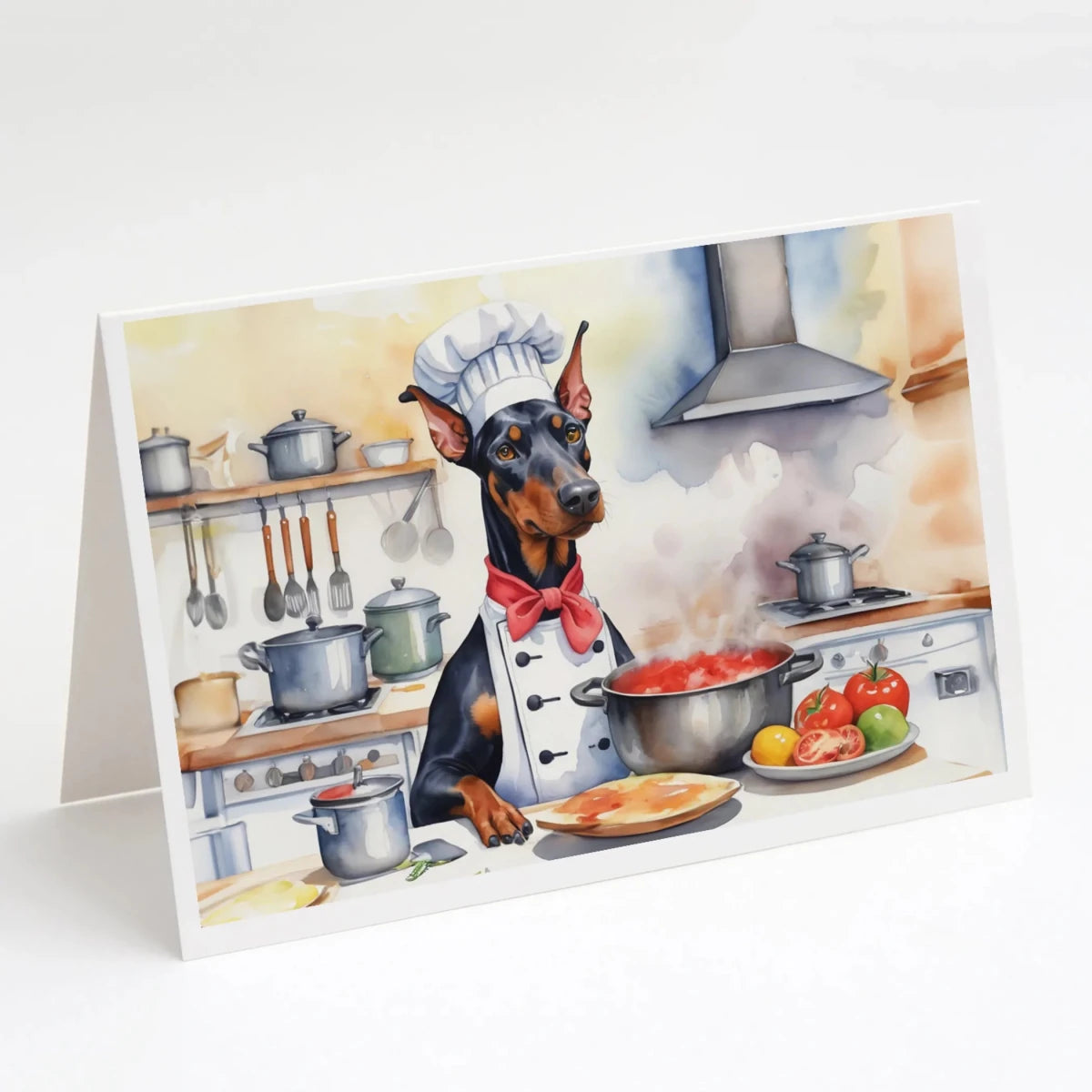 The Dog Chef Greeting Cards - Size: 5X7 | Pack Of: 8 | Collection name: The dog chef - Pets Perfect