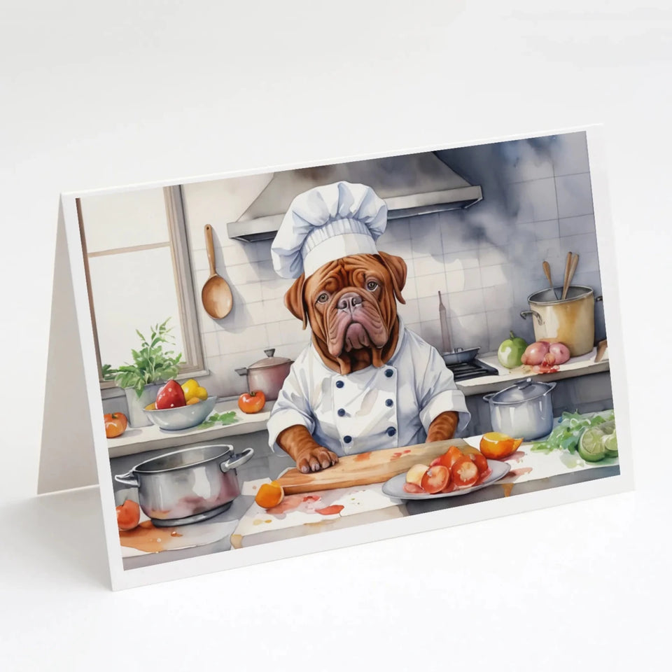 The Dog Chef Greeting Cards - 5 x 7, 8 ct, English bulldog 6242, view 64