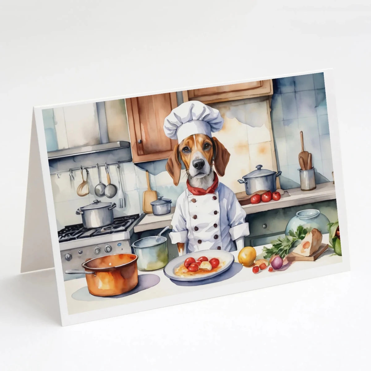 The Dog Chef Greeting Cards - Size: 5X7 | Pack Of: 8 | Collection name: The dog chef - Pets Perfect