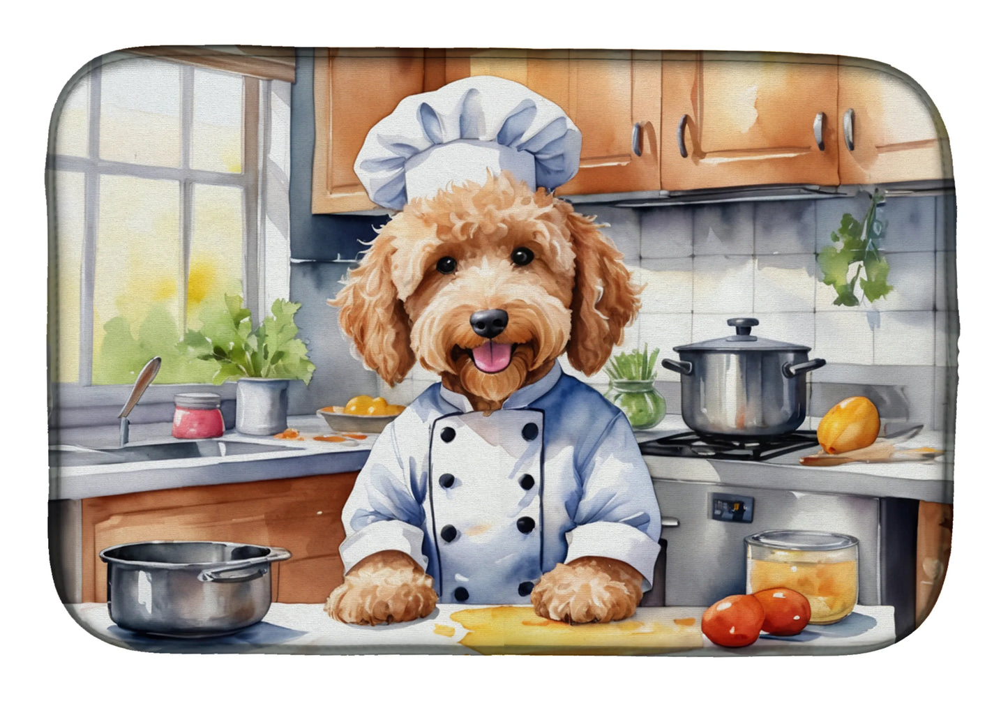 The Dog Chef Dish Drying Mat - Size: 14  X 21" | Pack Of: 1 | Collection name: The dog chef