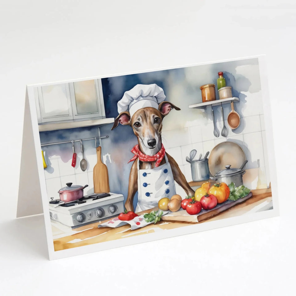 The Dog Chef Greeting Cards - 5 x 7, 8 ct, Greyhound 6264, view 86