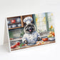 The Dog Chef Greeting Cards - Size: 5X7 | Pack Of: 8 | Collection name: The dog chef - Pets Perfect
