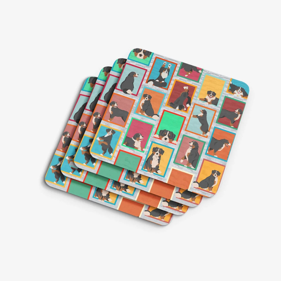 Lots of Dogs Foam Coasters - 3.5, view 90