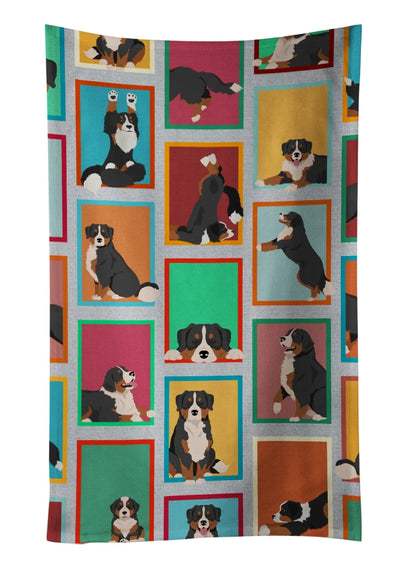 Lots of Dogs Kitchen Towel - 25HX15W, 194030681350/Bernese mountain dog