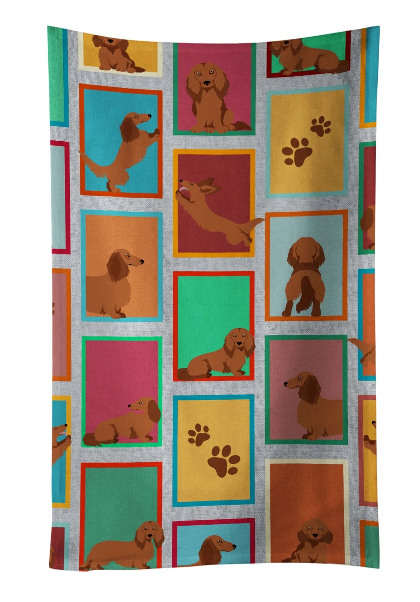 Lots of Dogs Kitchen Towel - 25HX15W, 194030681473/English bulldog - red and white, view 13