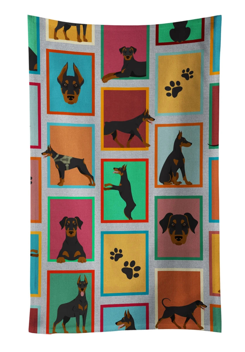 Lots of Dogs Kitchen Towel - 25HX15W, 194030681565/Poodle - standard black, view 22