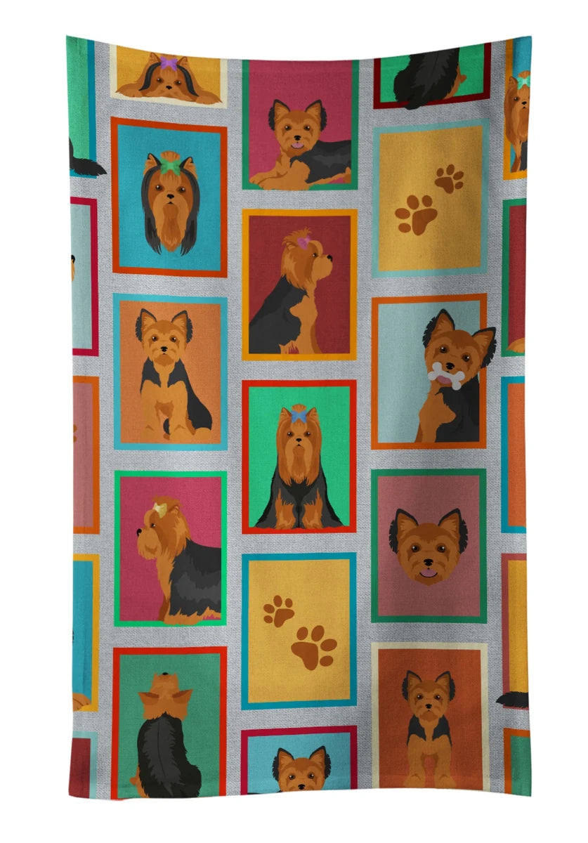 Lots of Dogs Kitchen Towel - 25HX15W, 194030681596/Border collie, view 25