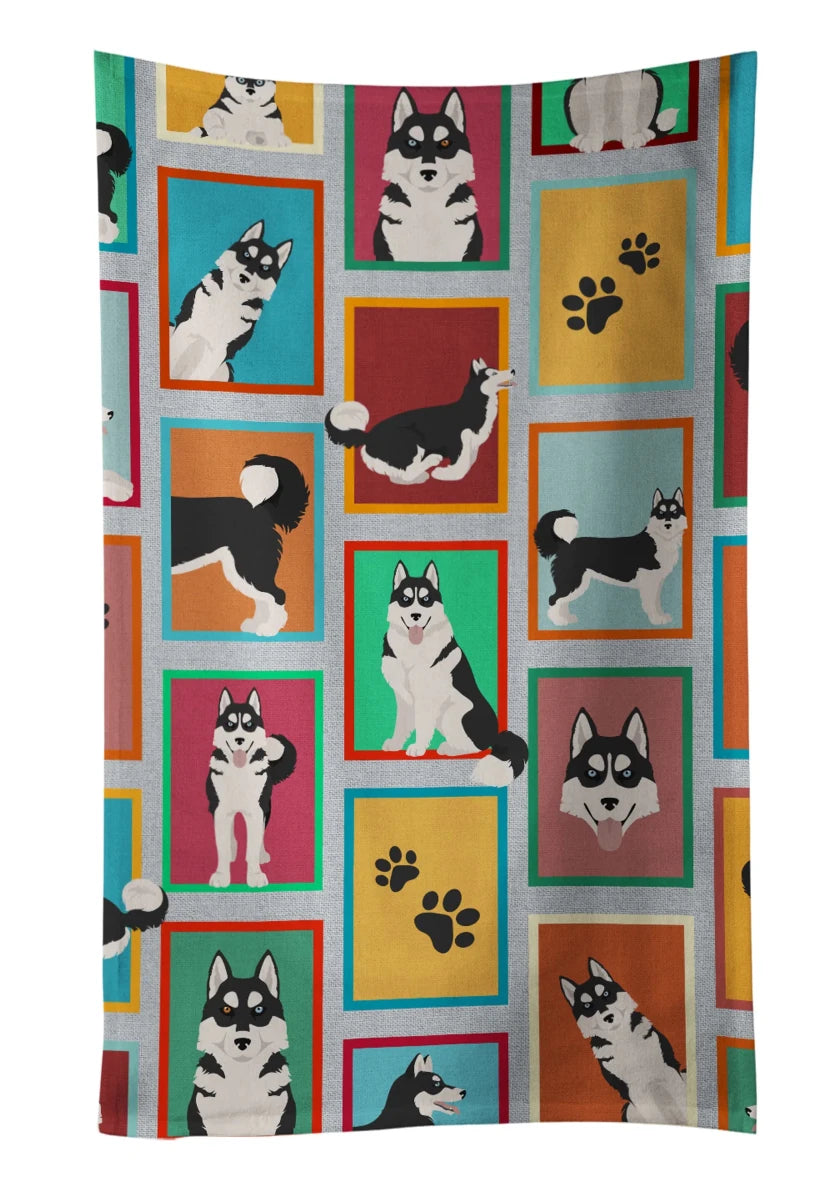 Lots of Dogs Kitchen Towel - 25HX15W, 194030681633/Great dane - harlequin natural ears, view 29