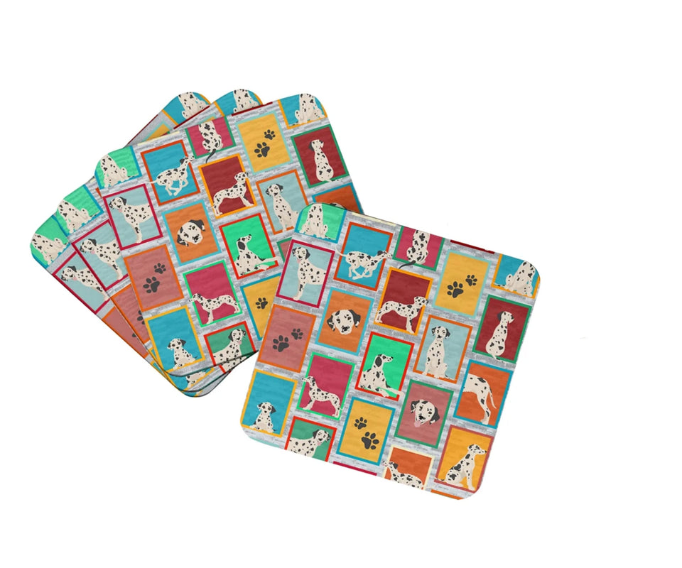 Lots of Dogs Foam Coasters - 3.5, 194030685495/Old english sheepdog, view 34