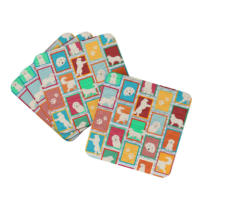 Lots of Dogs Foam Coasters - 3.5, 194030685525/Maltese, view 37